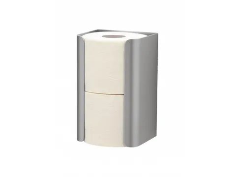 Toiletpapier Houder Duo Aluminium 2 rollen