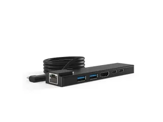 Compulocks HUB01, USB 2.0 Type-C, HDMI, RJ-45, USB 3.2 Gen 1 (3.1 Gen - 3