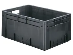 Euronorm Stapelkrat 270x600x400mm 50l Gesloten Grijs