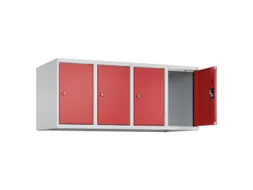 opzetkast,v. locker,4vak.,vak B 300mm,HxBxD 500x1200x500mm