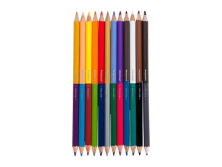 Kleurpotloden Bruynzeel Kids Twin Point assorti 12 stuks - 3