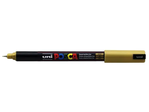 Verfstift Posca PC1MR Extra Fijne punt 0,7mm Goud
