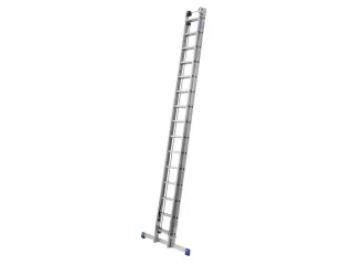 optrekladder,2x15,sporten,balk L 4,25-7,7m,2-dlg.,aluminium - 3