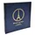 Ringmap 100 penninge n 24,5x25cm blauw