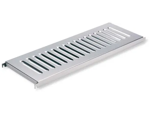 legbord gesleufd,RVS,v. RVS stelling,BxD 1450x340mm,vakl. 150kg