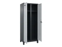 locker voor scheiding van kleding,HxBxD 1950x800x500mm,2vak