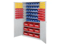 Ruime Bakkenkast 1950x1100x570mm 123 Magazijnbakken Gesleufd Geperf