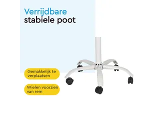 BRASQ Flipover Mobiel 70x100cm Magnetisch Wit inclusief accessoires - 8