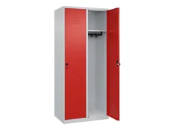 locker,HxBxD 1850x800x500mm,2vak,vak B 400mm,draaigrendel