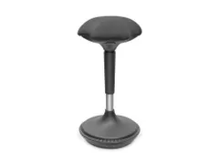 Ergonomische kruk/staanhulp Zwart In hoogte verstelbaar