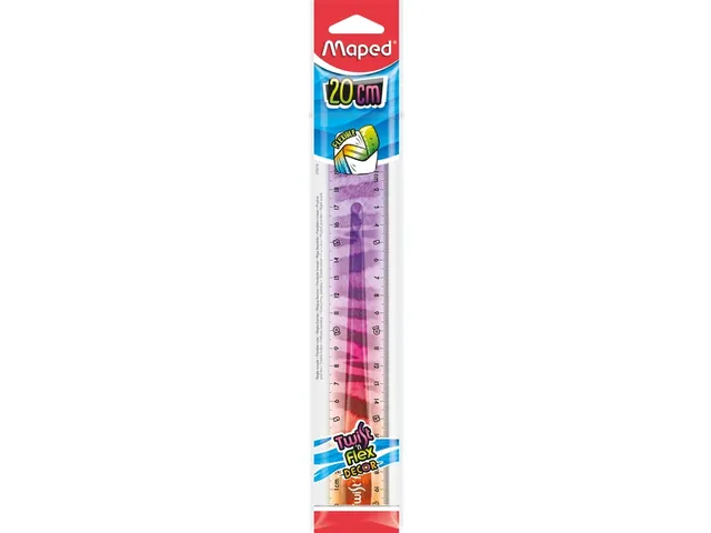 Règle Maped Twist'n Flex Animals 20cm display 20 pièces assorti