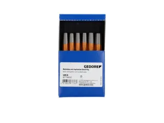 GEDORE 125 B klinknageltrekker en koppenset 6stuks - 6