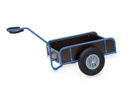 Handtrekwagen 4108L met 4 wanden 2 Wielen 845x545mm Luchtbanden