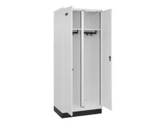 locker voor scheiding van kleding,HxBxD 1950x800x500mm,2vak