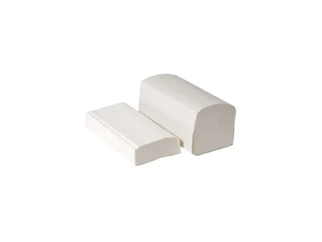 CMT Handdoekpapier Z-vouw Eco cellulose Wit 2-laags 24x21cm 20x160