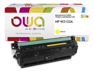 Tonercartridge OWA alternatief tbv HP W2122A geel - 2