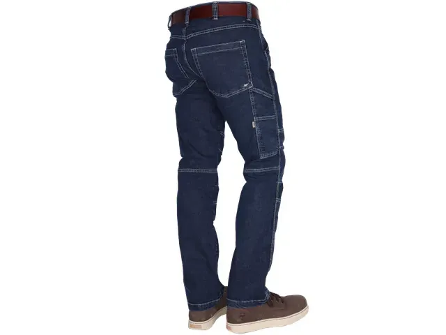 Toolbox stretch jeans regular fit blauw maat 31-36