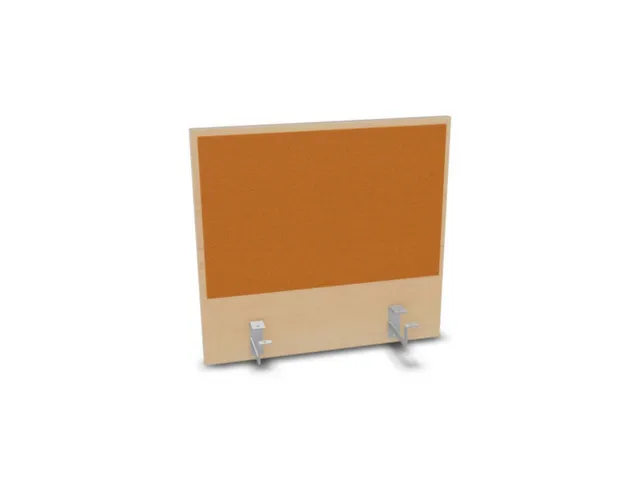 opzetpaneel,v. bureau,aanbouw achter,B 600mm,NE-esdoorn,BN3005-geel