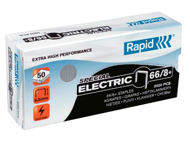 Nieten Rapid 66/8 gegalvaniseerd super strong 5000 stuks