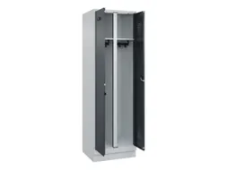 locker voor scheiding van kleding,HxBxD 1950x600x500mm,2vak