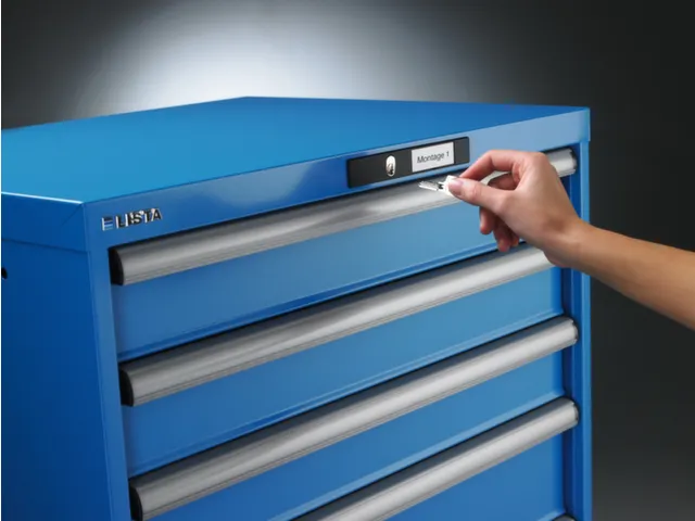 ladekast HxBxD 1000x1023x725mm 6laden Key lock