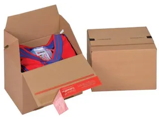 Eurobox Size S, binnenformaat 195x145x140mm, bruin - 1