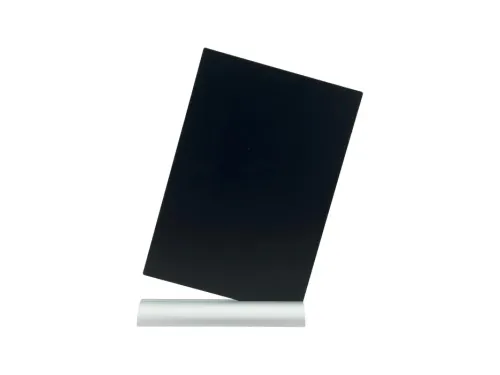 Krijtbord Securit A4 290x210x60mm voet aluminium
