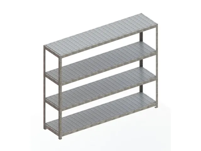 Rayonnage grande largeur HxlxP 1970x2504x600mm charge maxi/tablette 40