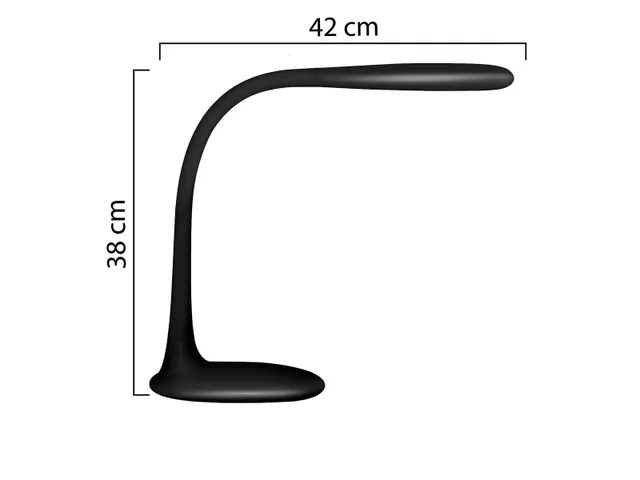 Lucy bureaulamp zwart