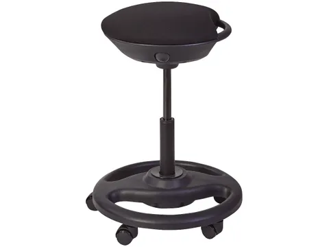 Rolly Ergonomische Zit-Stahulp zwart