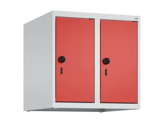 opzetkast,v. locker,2vak.,vak B 250mm,HxBxD 500x500x500mm,vleugeldeur - 1