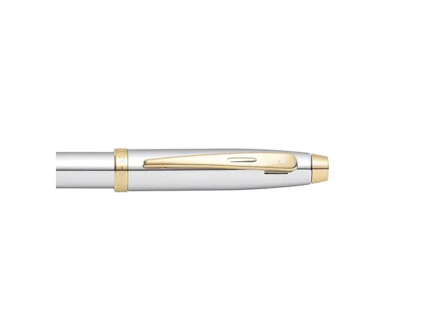 Balpen SHEAFFER 100 E9340 Bright chrome gold tone