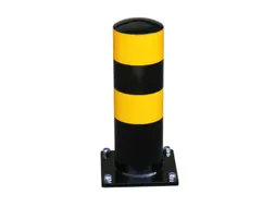 aanrijdbeveiliging paal,HxØ 500x159mm,staal,zwart/geel
