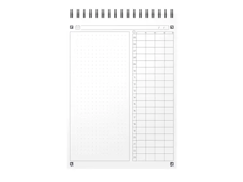 Task Manager Oxford dagplanner A5 70 vel blauw