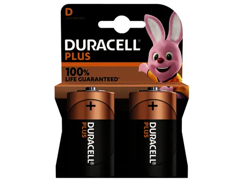 Batterij Duracell Plus 2x D