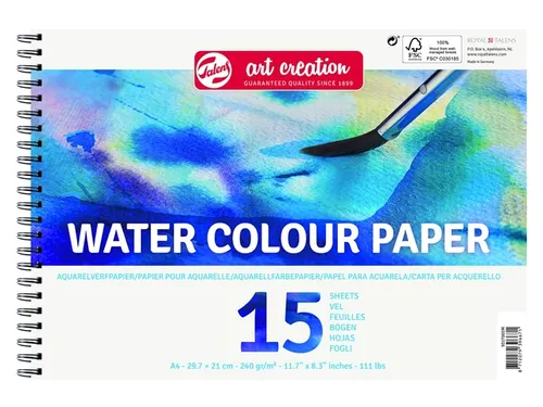 Aquarelverfpapier Talens Art Creation A4 15 vel 240gr