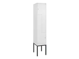 Z-garderobekast,HxBxD 2120x400x500mm,vak B 200/400mm,cil.-slot