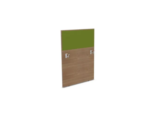 baliepaneel,v. bureau,aanbouw links,B 800mm,NT-cherry,BN7048-groen