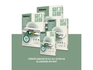 Lamineerhoes Fellowes A3 light 50% gerecycled glans 100stuks - 8
