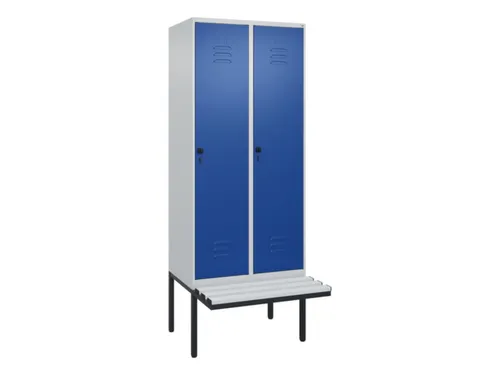 locker voor scheiding van kleding,HxBxD 2120x800x815mm,2vak