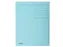 Dossiermap 3 Kleppen Folio Lichtblauw 50 stuks