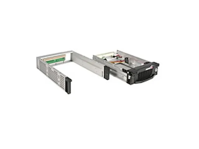Aluminum 5,25 inch SATA Harde Schijf Mobile Rack Lade zwart