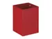 Corbeille à Papier Carrée 21L Rouge