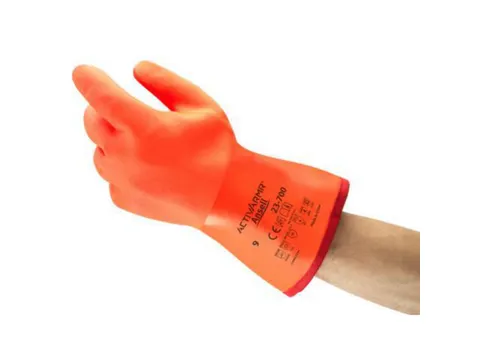 Gants chimiques anti-froid PVC Ansell ActivArmr 23-700, taille 9, 72 p