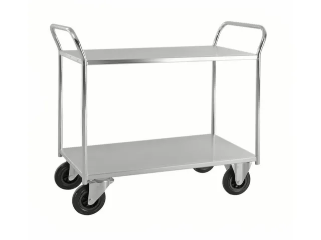 etagewagen,draagverm. 400kg,2etage(s),laadvl. LxB 940x440mm,staaletage