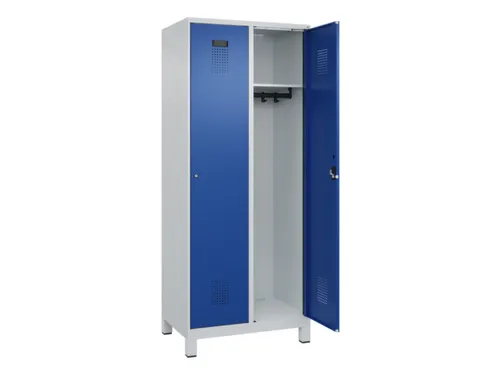 locker,HxBxD 1950x800x500mm,2vak,vak B 400mm,cil.-slot,voeten