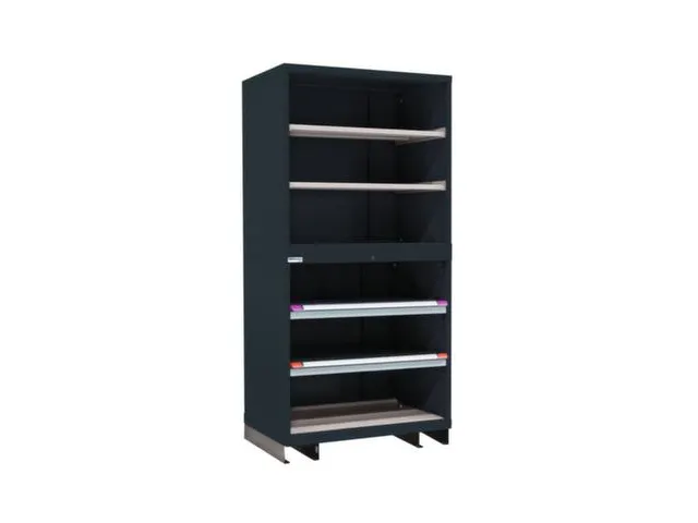 rayonnage modulaire,rayonnage départ,HxlxP 2100x1005x695mm