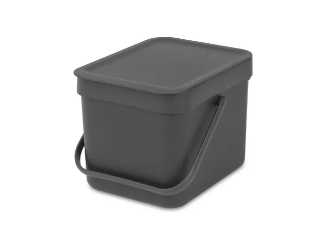 Afvalemmer Sort & Go 6 liter Grijs Brabantia