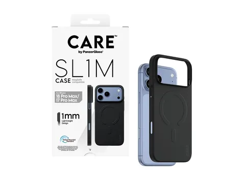 PanzerGlass CARE by SL1M Case Black w. MagSafe iPhone 2026 Pro M
