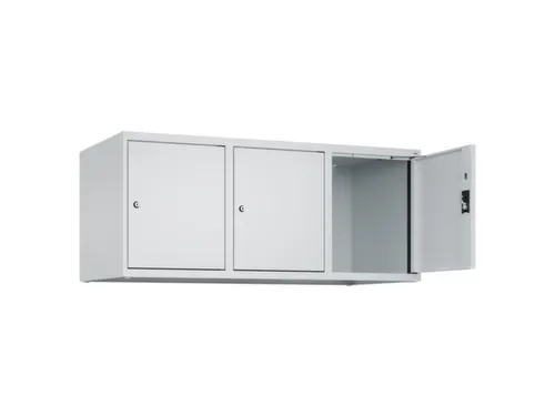opzetkast,v. locker,3vak.,vak B 400mm,HxBxD 500x1200x500mm